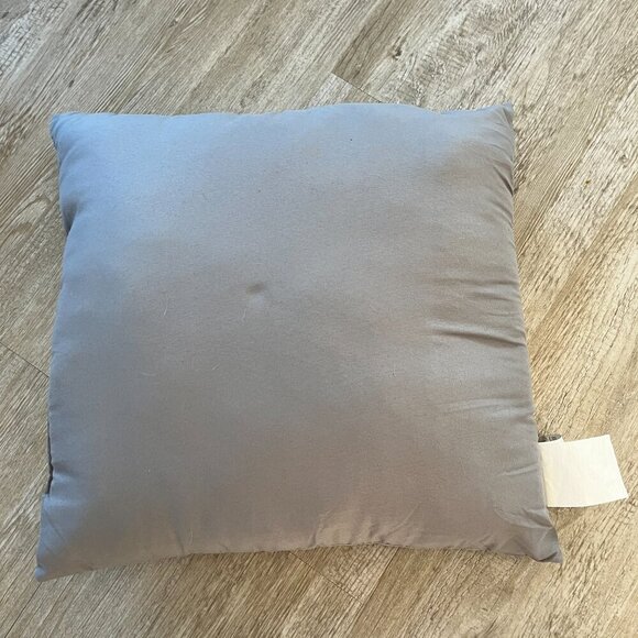 Bundle of 2 Small Grey Throw Decorative Pillows - Picture 3 of 7